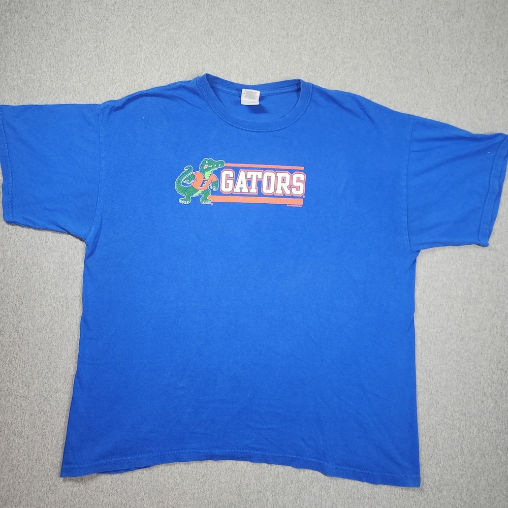 Gildan Florida Gators T-Shirt Mens XL Blue Excellent NCAA Collegiate Graphic